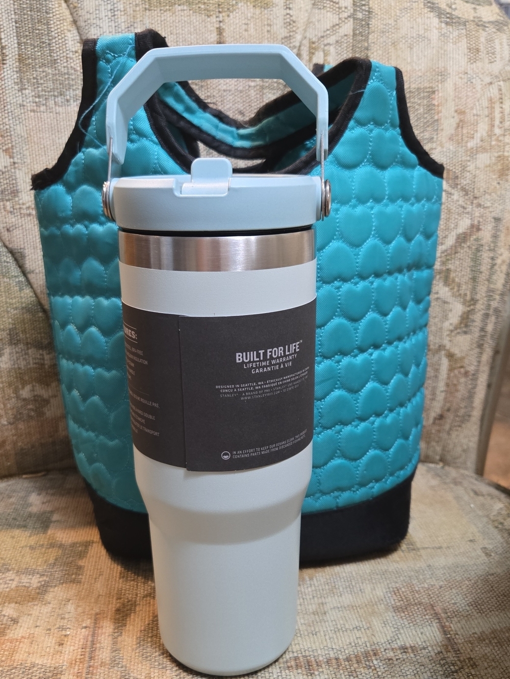 Stanley Flip Straw Tumbler - Light Blue - Picture 2 of 4
